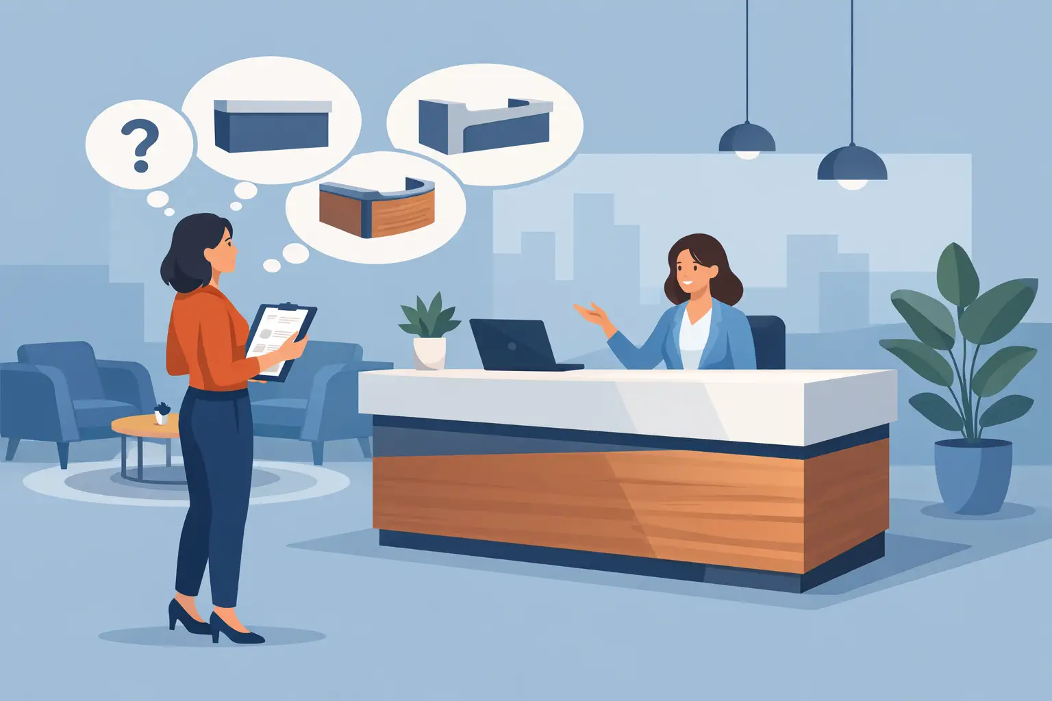 Ofis Karşılama Bankosu Nasıl Seçilir?