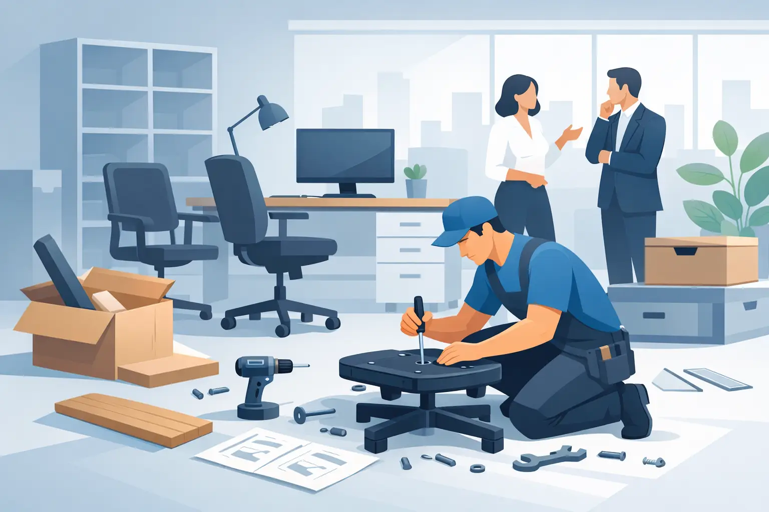 Ofis Mobilyası Montaj Hizmeti Neden Kritik?