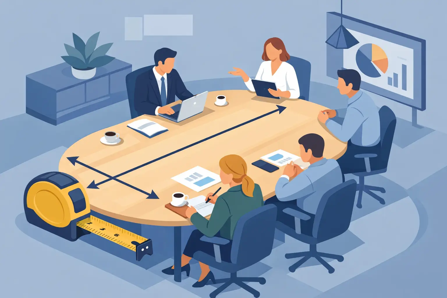 Toplantı Masası Ölçüsü Nasıl Seçilir?